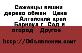 Саженцы вишни -дерево обмен › Цена ­ 200 - Алтайский край, Барнаул г. Сад и огород » Другое   